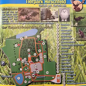 Tierpark Hirschfeld Map - undated