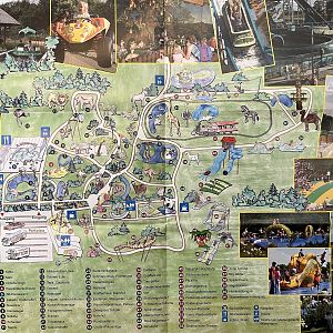 Jaderpark Zoo Map - 2014