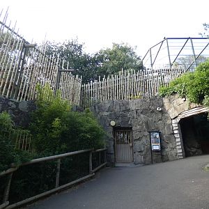 Entrance to Sumatran tiger viewing area