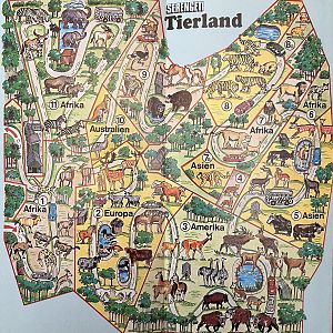 Zoo Map (Safari) - circa mid-1990s