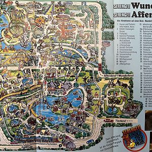 Zoo Map - circa mid-1990s