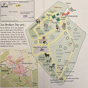 Tierpark Siegelbach Map - 2000