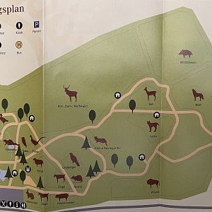 Tier-und Pflanzenpark Fasanerie Map - undated