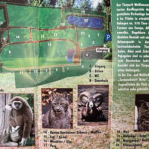 Tierpark Weisswasser Map - 2017