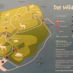 Wildpark Düsseldorf Map - undated