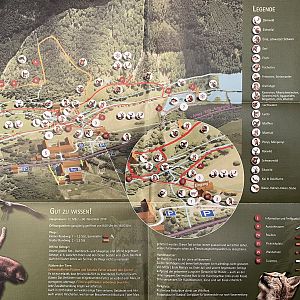Wildpark Schloss Tambach Map - 2016