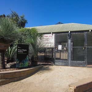 Entrance to Free-flight Aviary