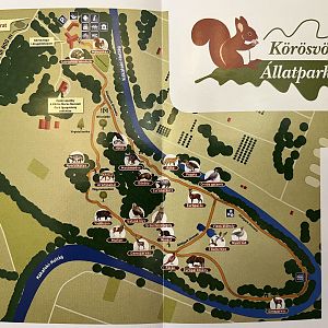 Korosvolgyi Allatpark Map - 2017?