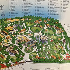 Zoo Map - circa 1989