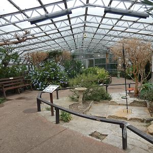 Free-flying bird area of the Floral Palace