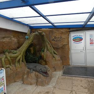 Entrance to reptile house