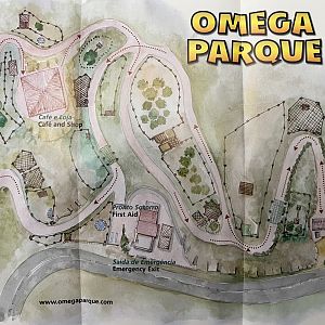 Omega Parque Monchique Zoo Map - undated