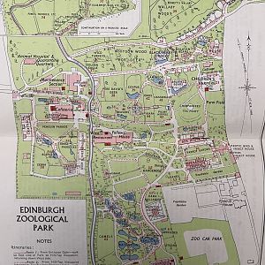 Zoo Map - circa 1962