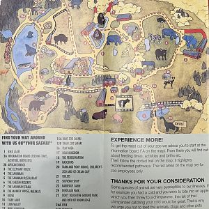 Zoo Map - 2003