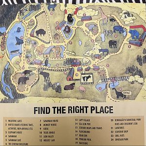 Zoo Map - 1998