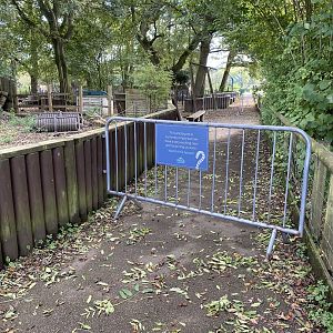 Sign about new animals, Beale Park