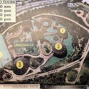Crocodile Park Torremolinos Map - undated
