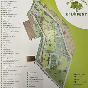 El Bosque Zoo Map - undated