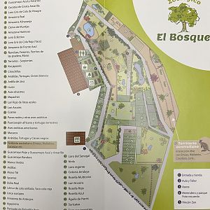 El Bosque Zoo Map - undated
