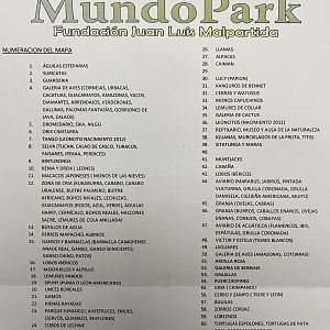 Mundo Park Species List - 2013