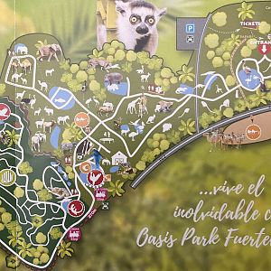Oasis Park Fuerteventura Map - undated