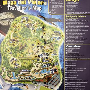 Terra Natura Murcia Zoo Map - undated