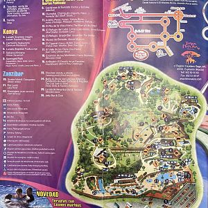 Terra Natura Murcia Zoo Map - undated