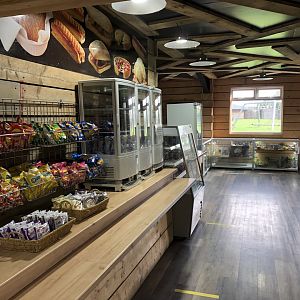 Inside the Cafe at Hamerton Zoo Park (October 2023)