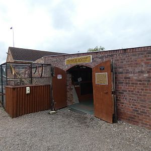 Tropical house entrance