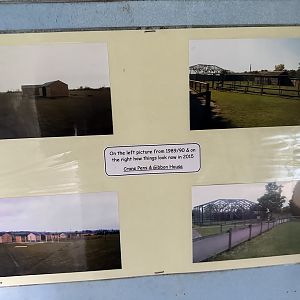 Zoo History - Crane Pens & Gibbon House (1989-2015) at Hamerton Zoo Park (October 2023)