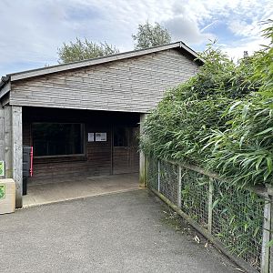Tiger House at Hamerton Zoo Park (October 2023)
