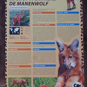 Maned wolf signage, 2023-05-19