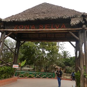 Zona Selva entrance - Parque de Las Leyendas