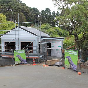 Lace Monitor enclosure under construction