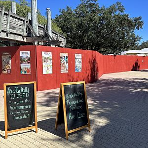 Oct. 2023 - Wallaroo/Australia - View of Construction Walls