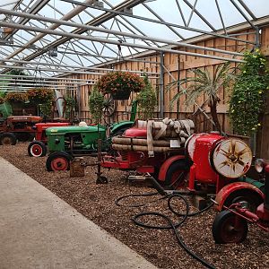 Antique farm equipment