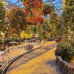 View in hanging gardens restaurant
