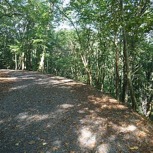 Walkway in the chamois area, 2023-09-26