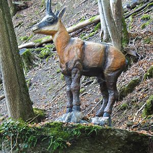 Chamois wood carving, 2023-09-26