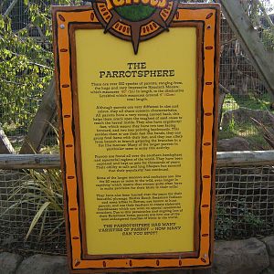 Sign for Parrotsphere