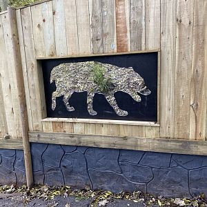 Dudley new bush dog enclosure, WIP, viewing window