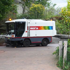 Cleaning vehicle for park roads, 2023-10-07