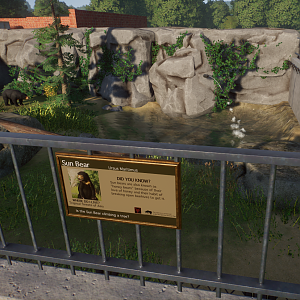 Historical Bear Exhibit - Sun Bear