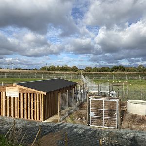 Jimmy's farm, polar bear housing and housing enclosure