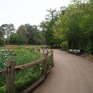 Rimba Primate and ungulate mixed exhibit, 2023-10-07