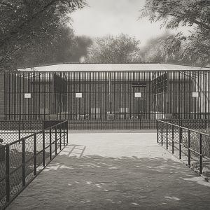 London Zoo 1904: The Wolves and Foxes' Dens