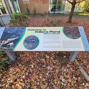 Killen's Pond Nature Center - Intro sign
