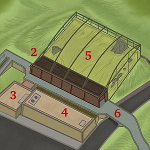 “Simien Slopes” Exhibit map