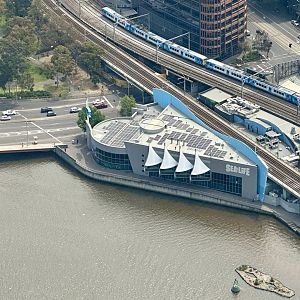 Melbourne Aquarium (Aerial View)