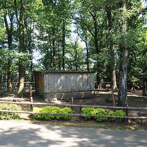 Emu and Red-necked wallaby barn and paddock, 2023-06-24